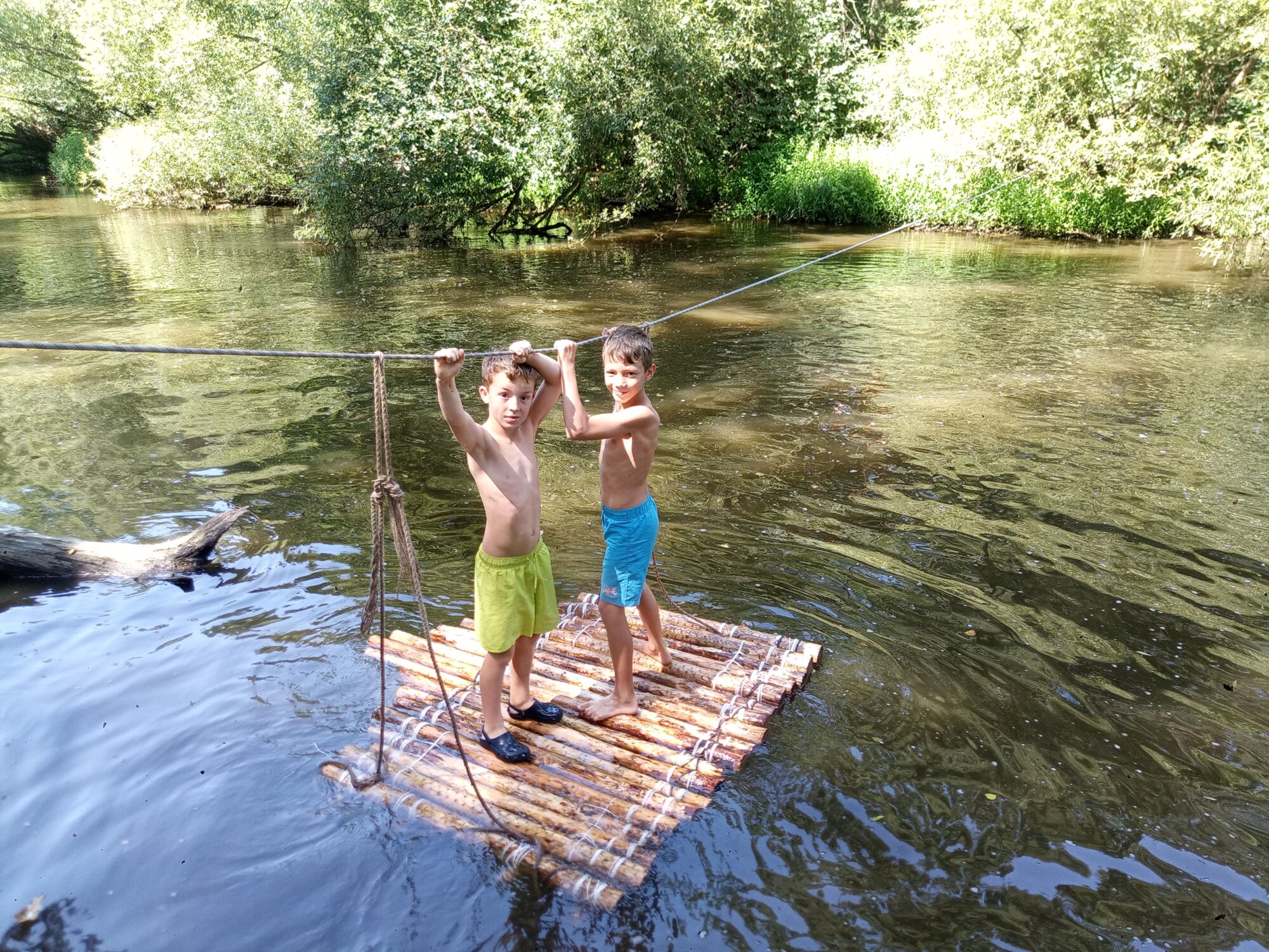 vor v praxi na táboře