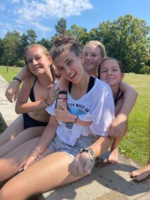 kamarádky na táboře Čimelice