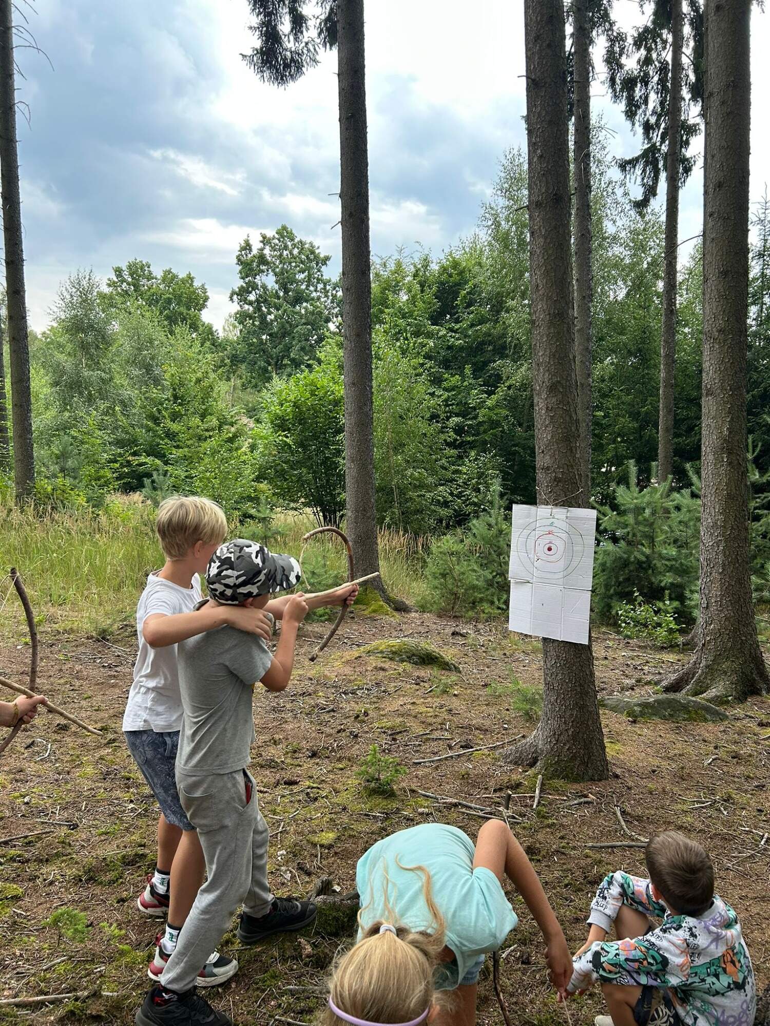 střílíme na příměstském táboře