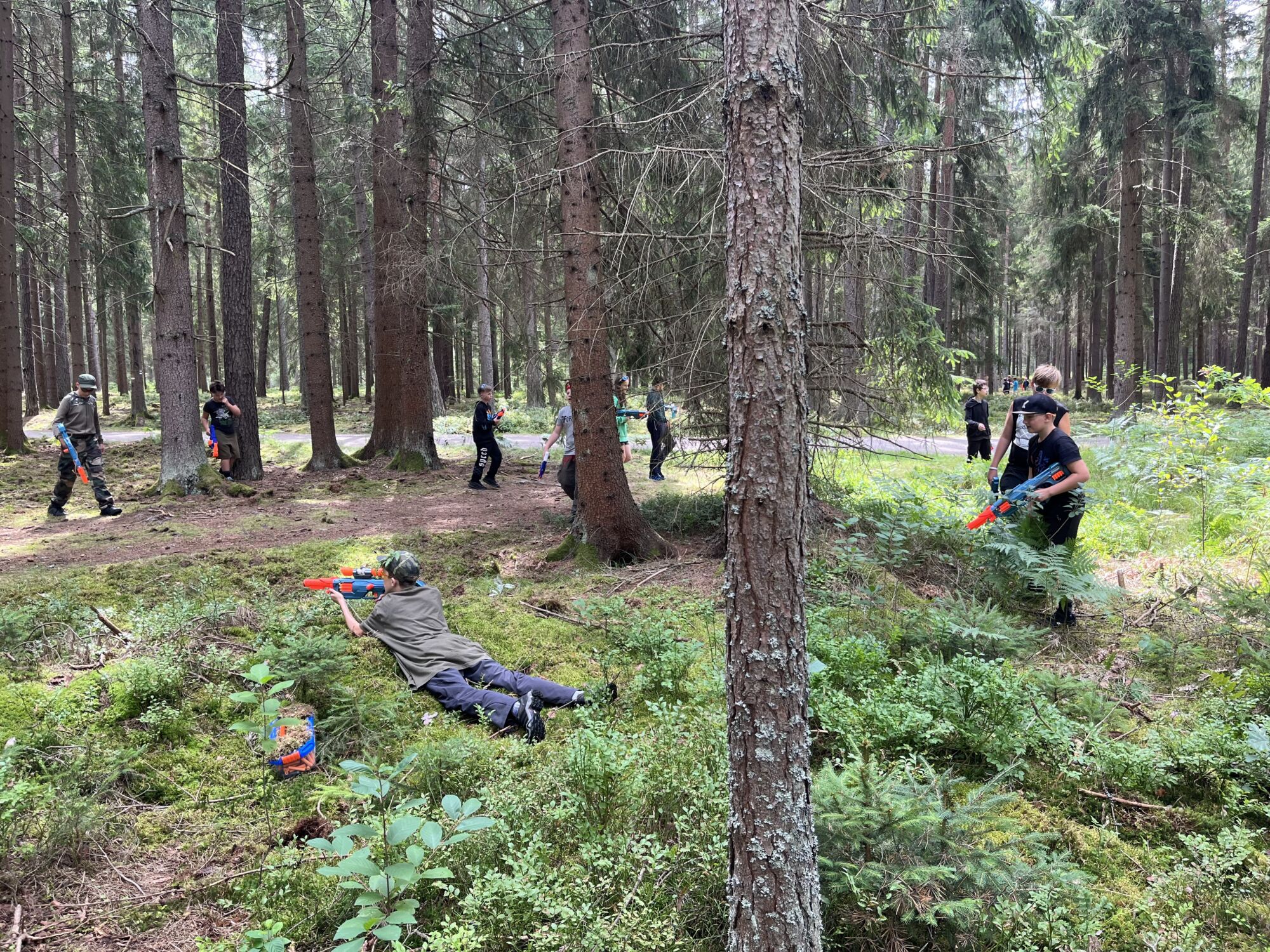 NERF souboje na letním táboře