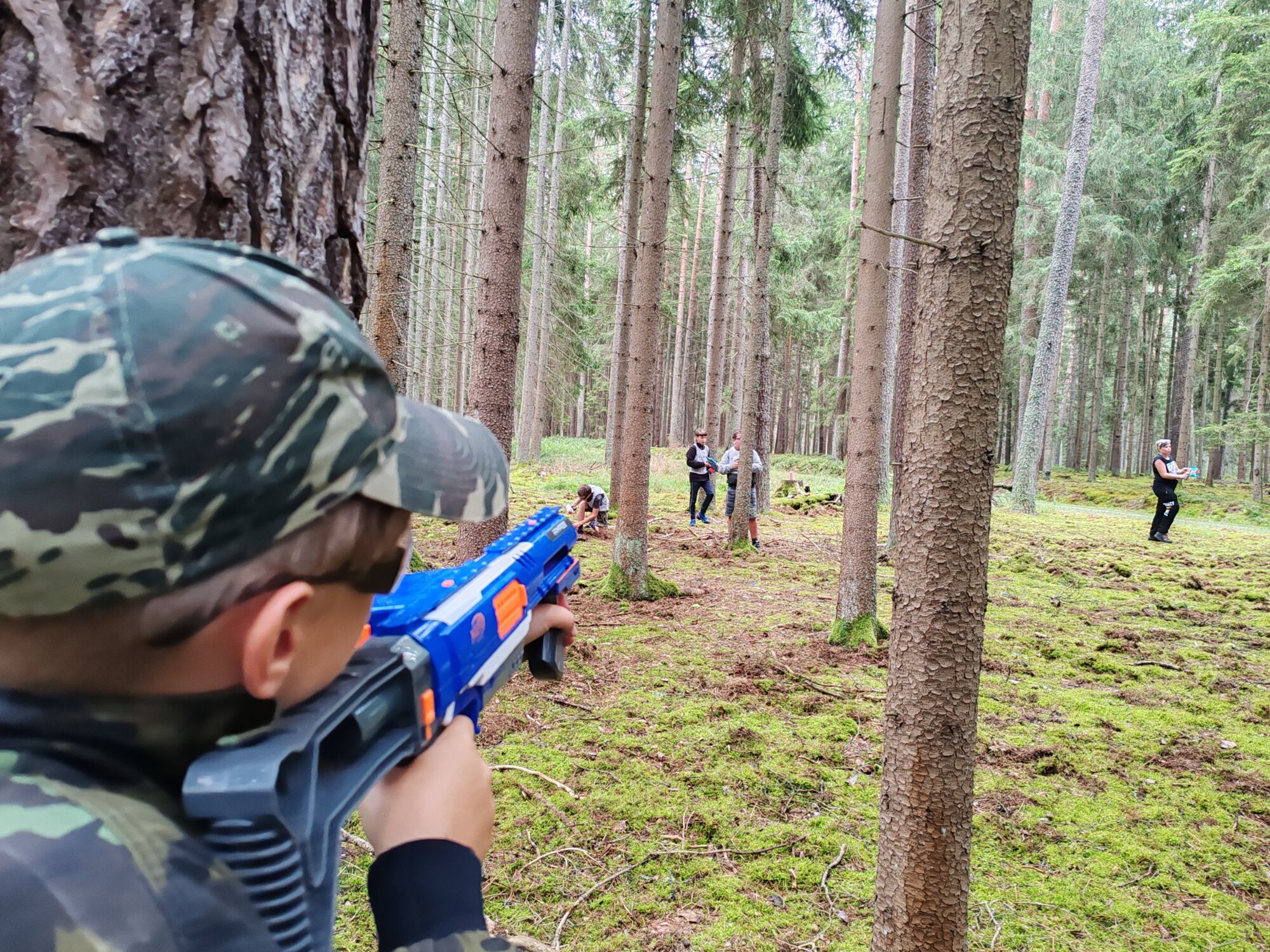 NERF aktivity na letním táboře