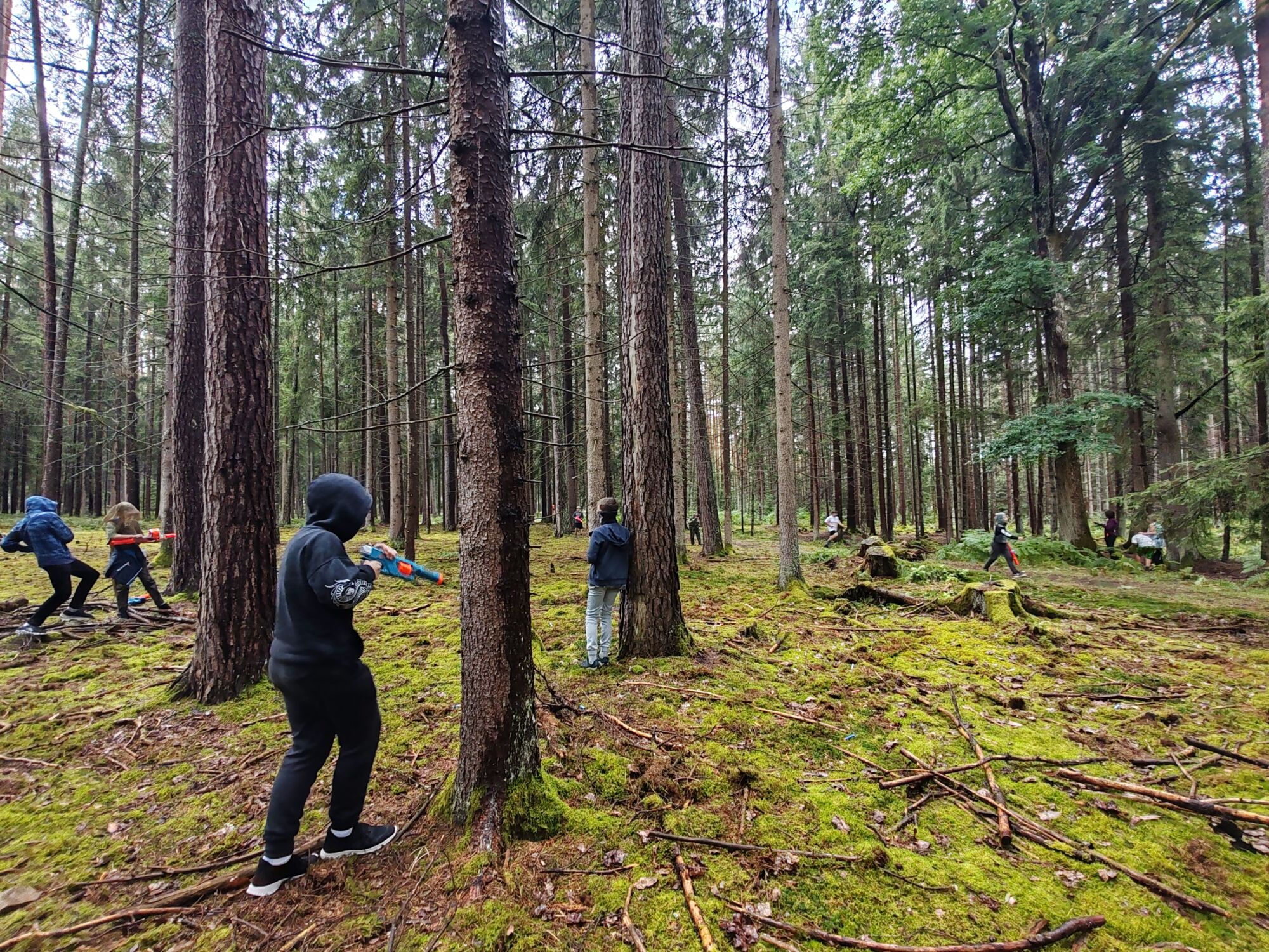 NERF oddíl na letním táboře