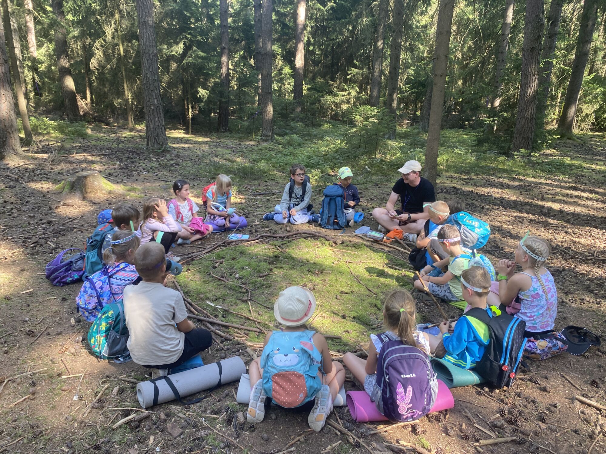 kruh na&nbsp;příměstském táboře Struhařov