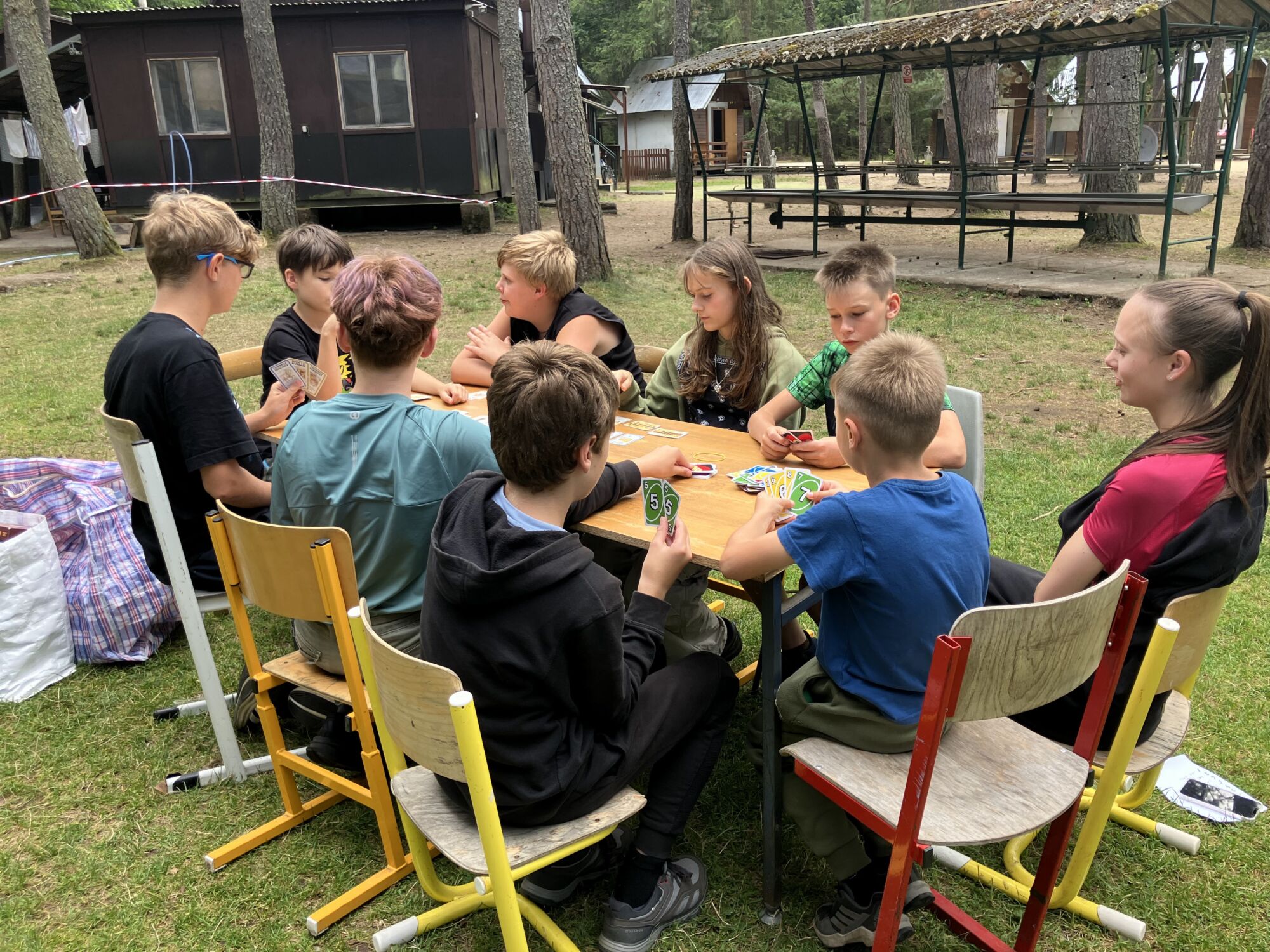 deskovky na letním táboře