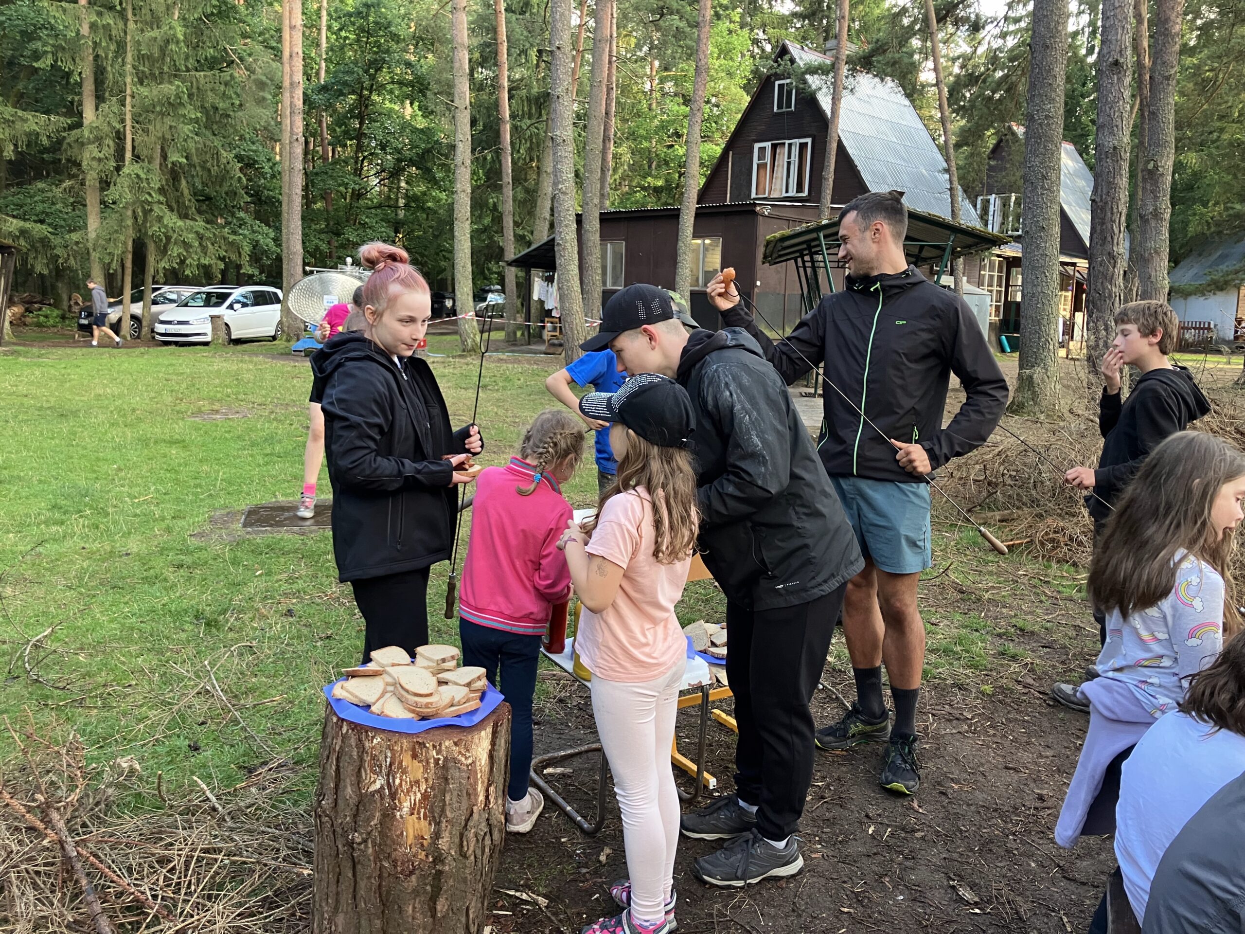 táborák na letním táboře