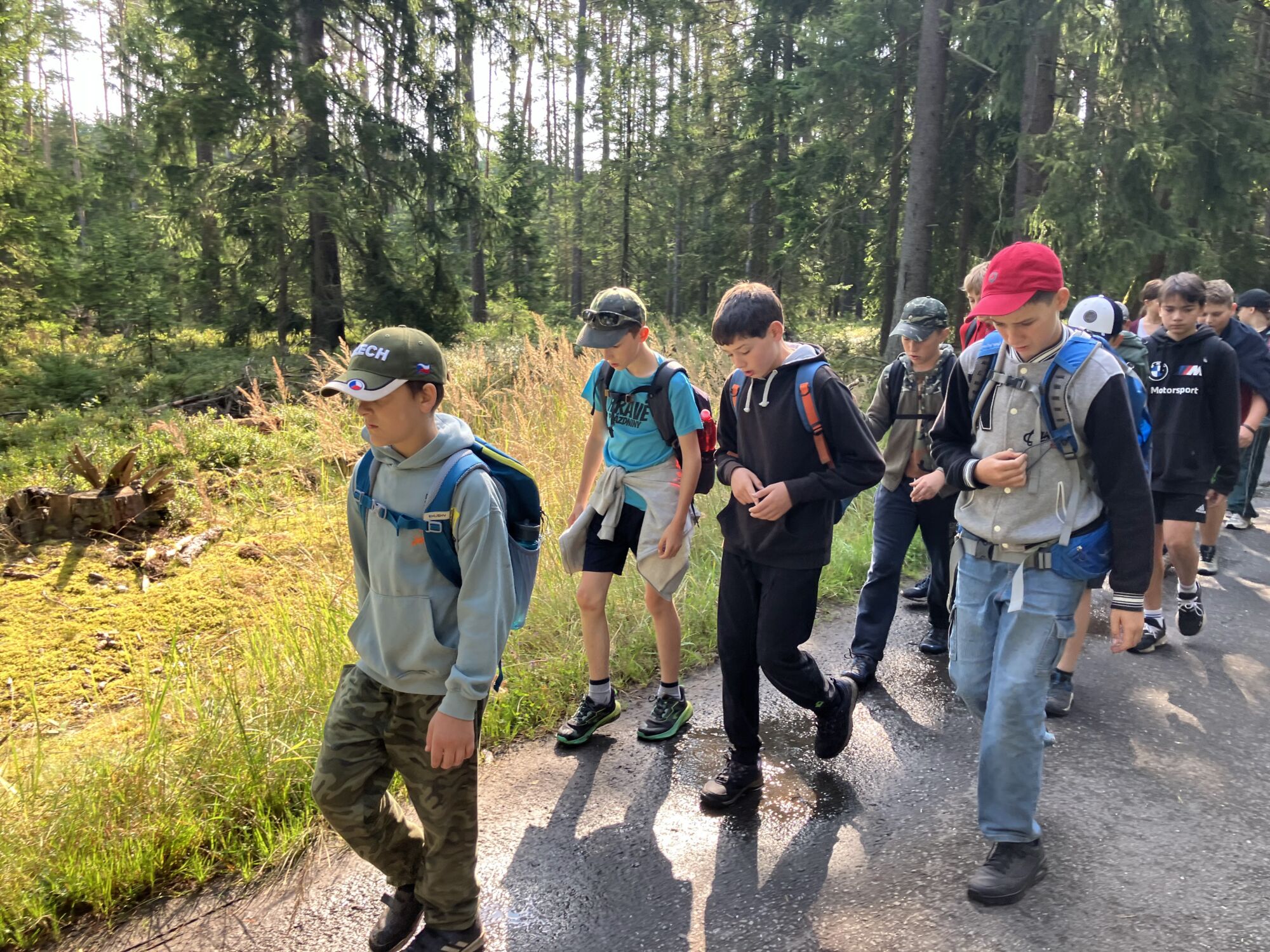 celodenní výlet na letním táboře